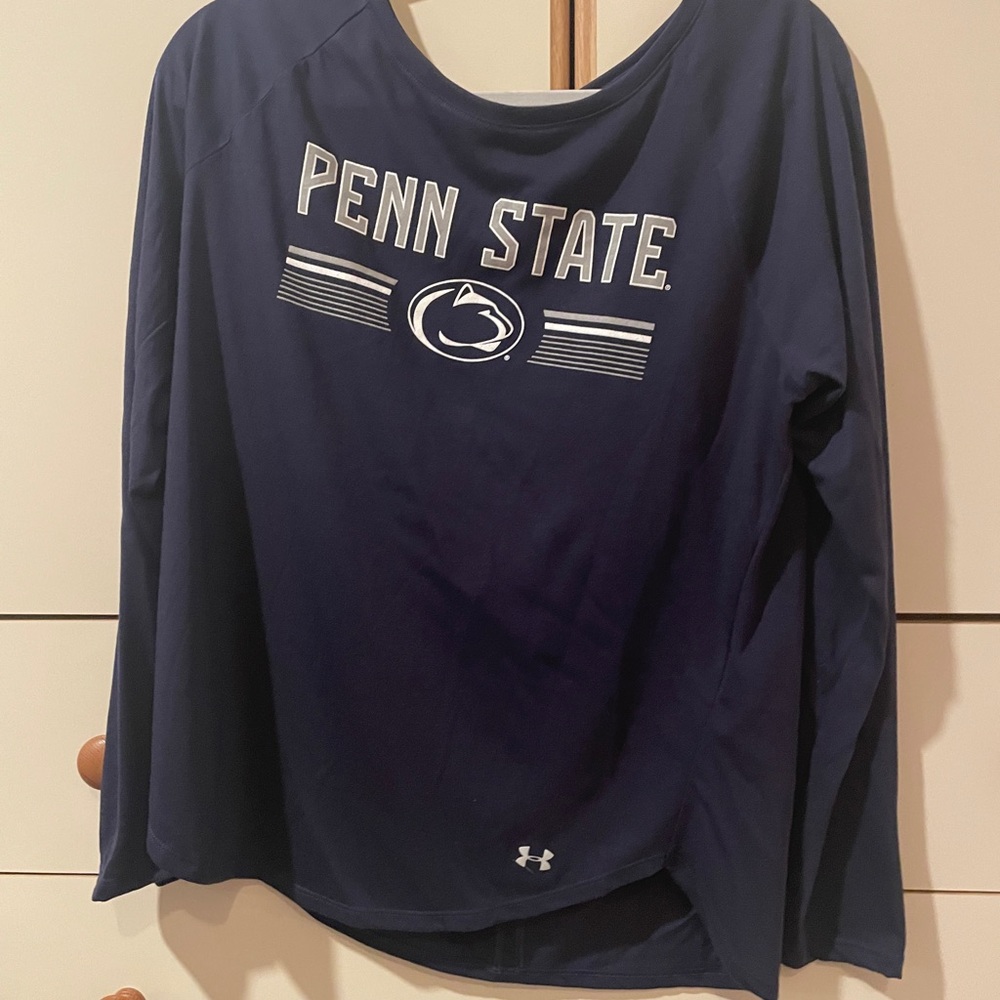 Under Armour Navy Penn State HeatGear Shirt